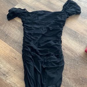 Princess polly black shoulder dress